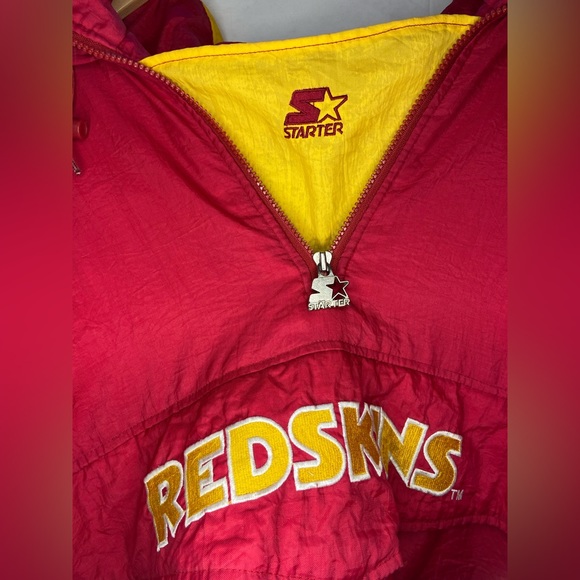 Vintage 90’s Washington Redskins Starter Jacket Pullover NFL - Made In Korea - Picture 2 of 16